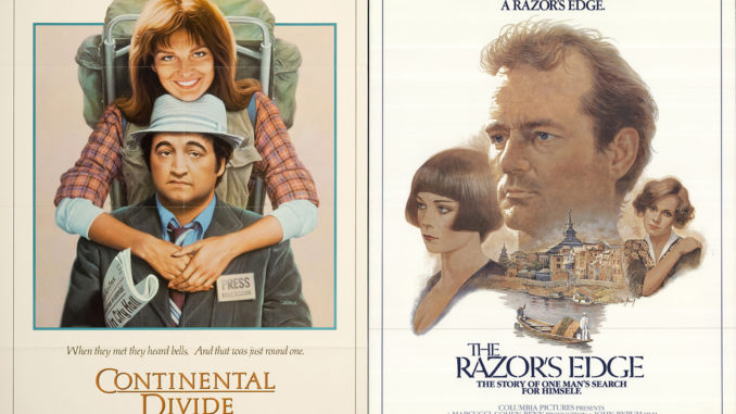 Continental Divide & The Razor's Edge movie poster