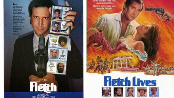 Fletch & Fletch Lives movie posters