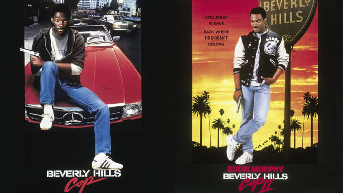 Beverly Hills Cop & Beverly Hills Cop II movie posters