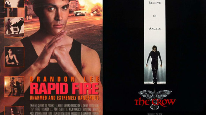 Rapid Fire & The Crow movie posters