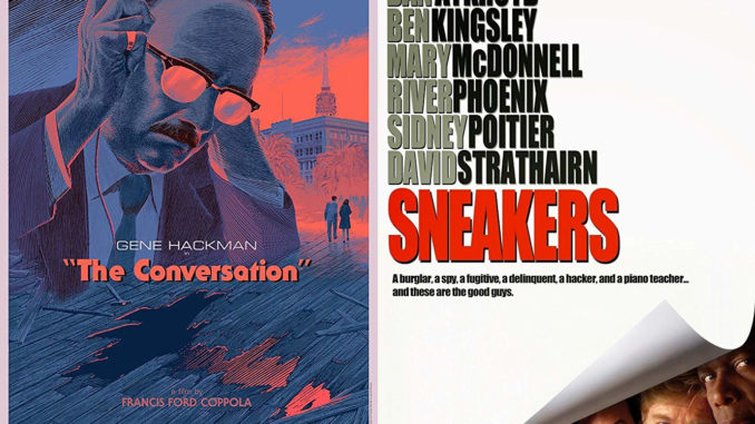 The Conversation & Sneakers movie posters