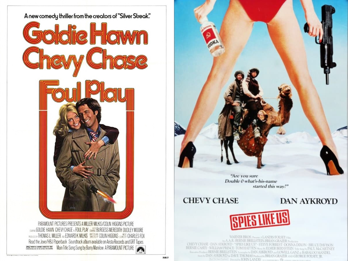 Chevy Chase, Man of Action? (FOUL PLAY & SPIES LIKE US)